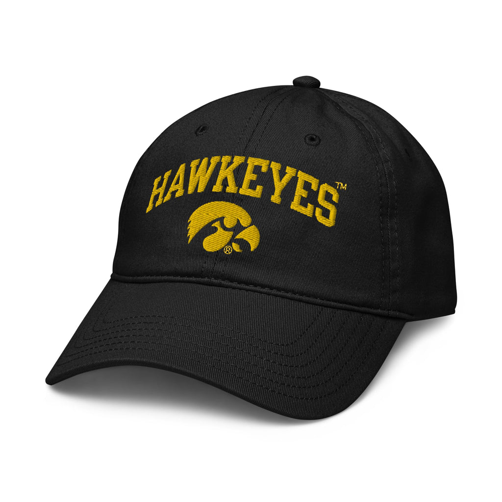 Iowa Hawkeyes Arch Over Officially Licensed Adjustable Baseball Hat