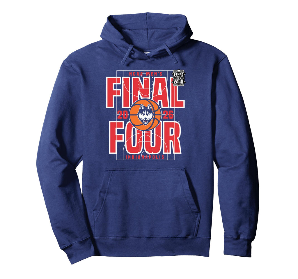 Connecticut Huskies Final Four 2026 Men's March Madness Dunk Pullover Hoodie