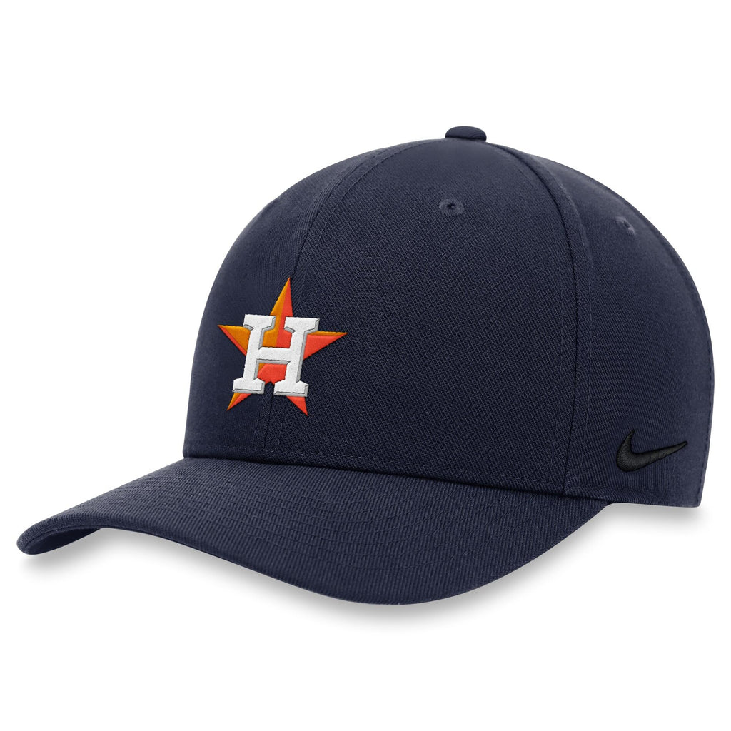 Nike Men's MLB Performance Adjustable Hat (US, Alpha, Medium, Large, Navy, Houston Astros)