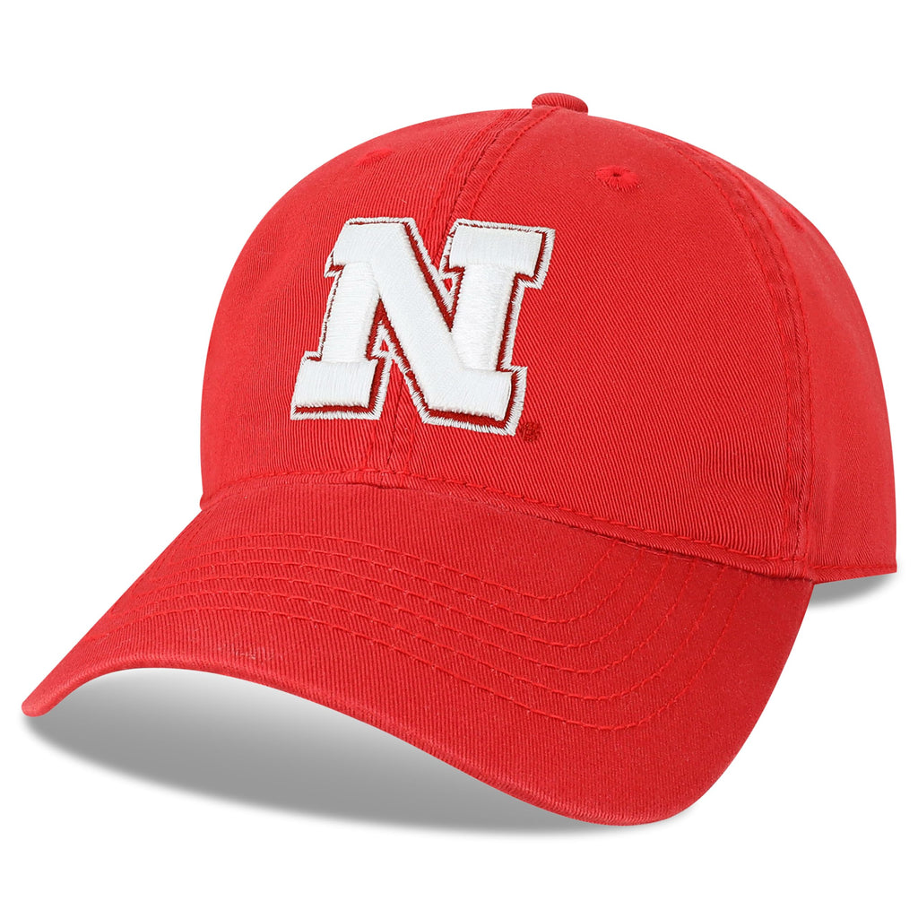 Legacy NCAA Officially Licensed Baseball Hat, Nebraska Cornhuskers, Lightweight Cap for Men & Women, Relaxed Twill Adjustable (EZA), Scarlet, One Size Fits Most, Adjustable Fabric Closure