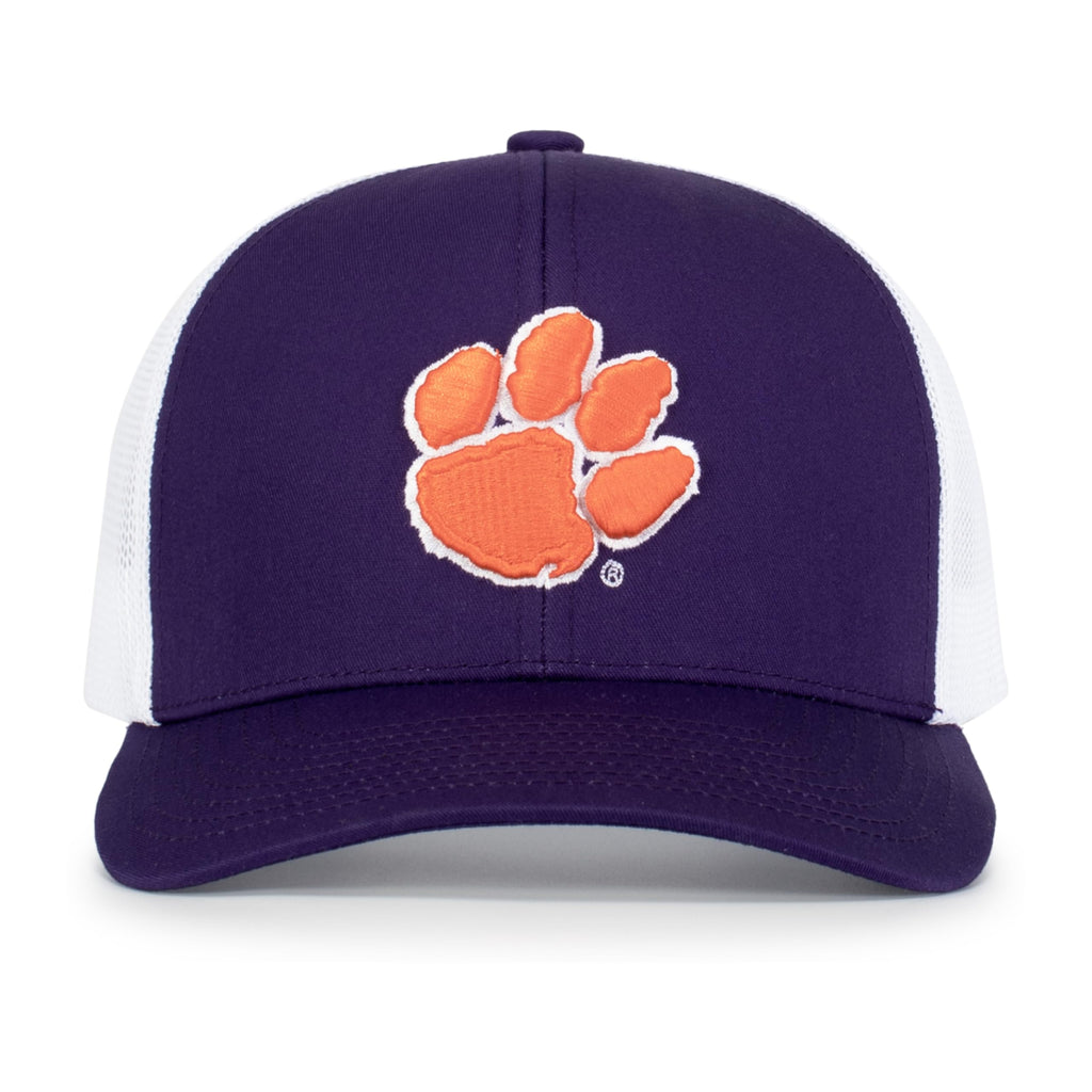 Pacific Headwear Standard NCAA Men's Collegiate Trucker Snapback – Stylish Cap for College Sports Fans, Adjustable Fit, Multi, One Size