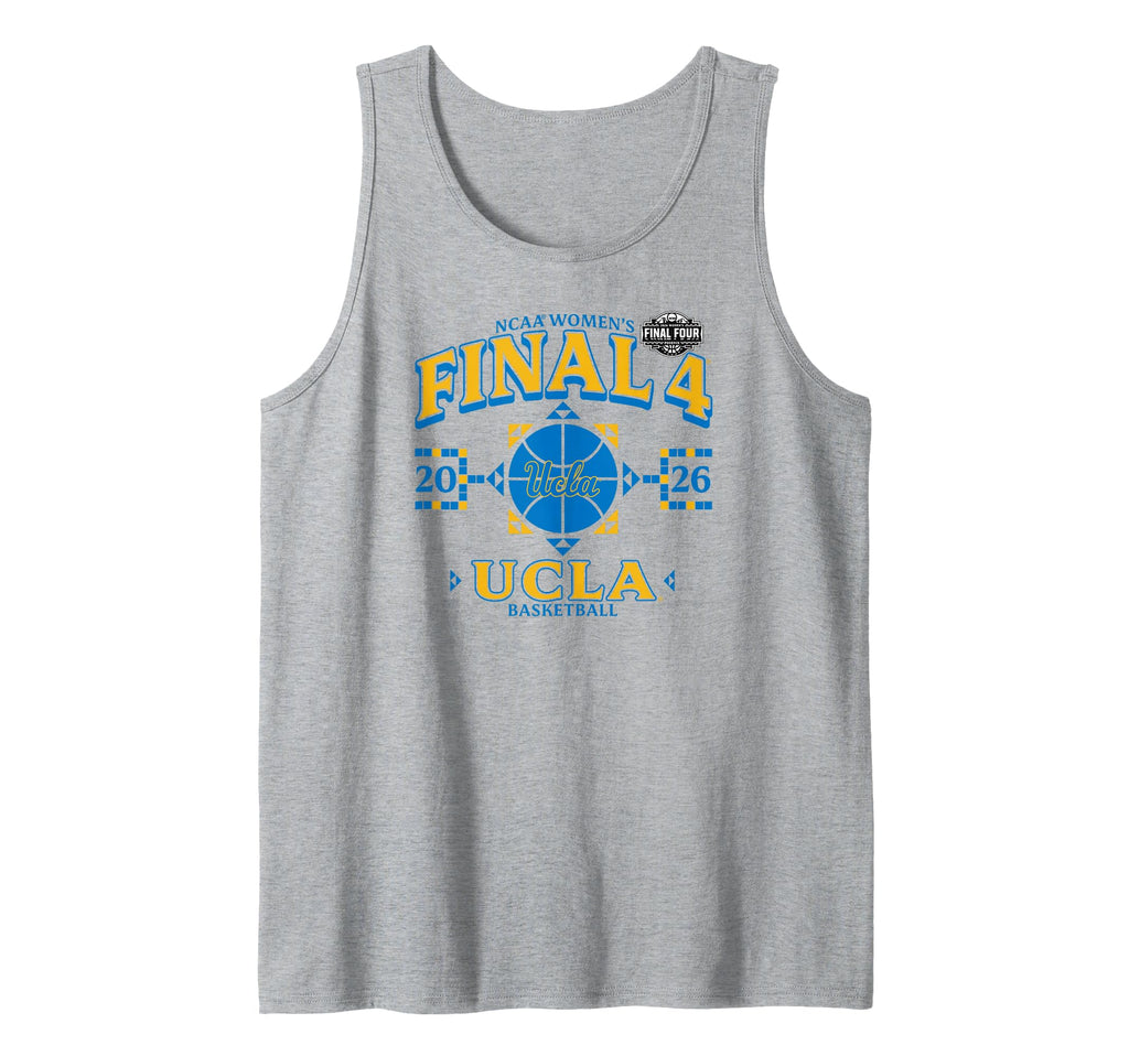 UCLA Bruins Final Four 2026 Women's March Madness Gray Tank Top