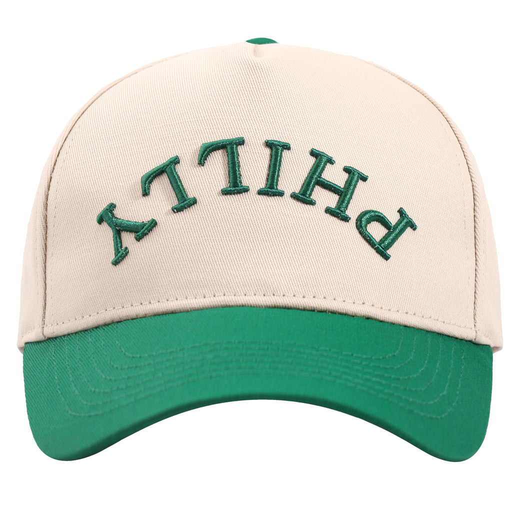 Noxhym Upside Down Philly Trucker Hat for Men and Women – 3D Embroidered Gameday Baseball Cap
