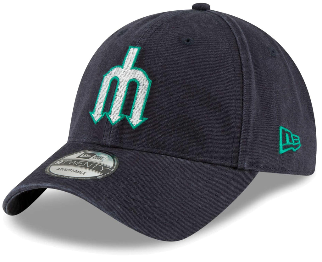 New Era Unisex-Adult MLB Core Classic 9TWENTY Team Alternate 2 Adjustable Hat Cap One Size Fits All - Seattle Mariners Navy