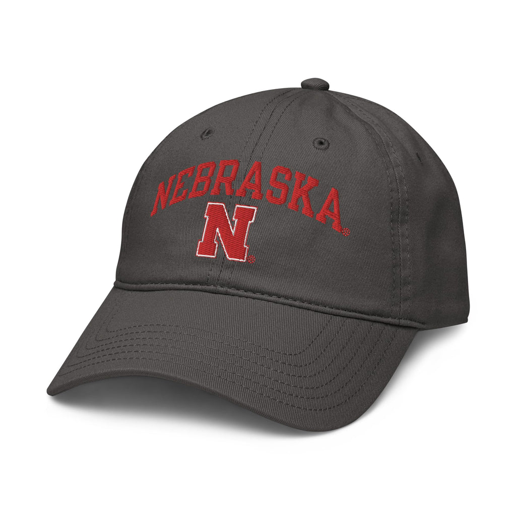 Nebraska Cornhuskers Arch Over Officially Licensed Adjustable Baseball Hat