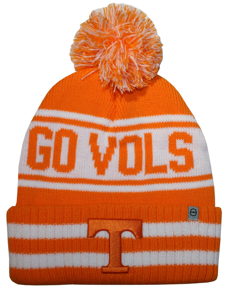 Franchise Club Unisex Tennessee Rally Cry Knit Hat with Pom Orange
