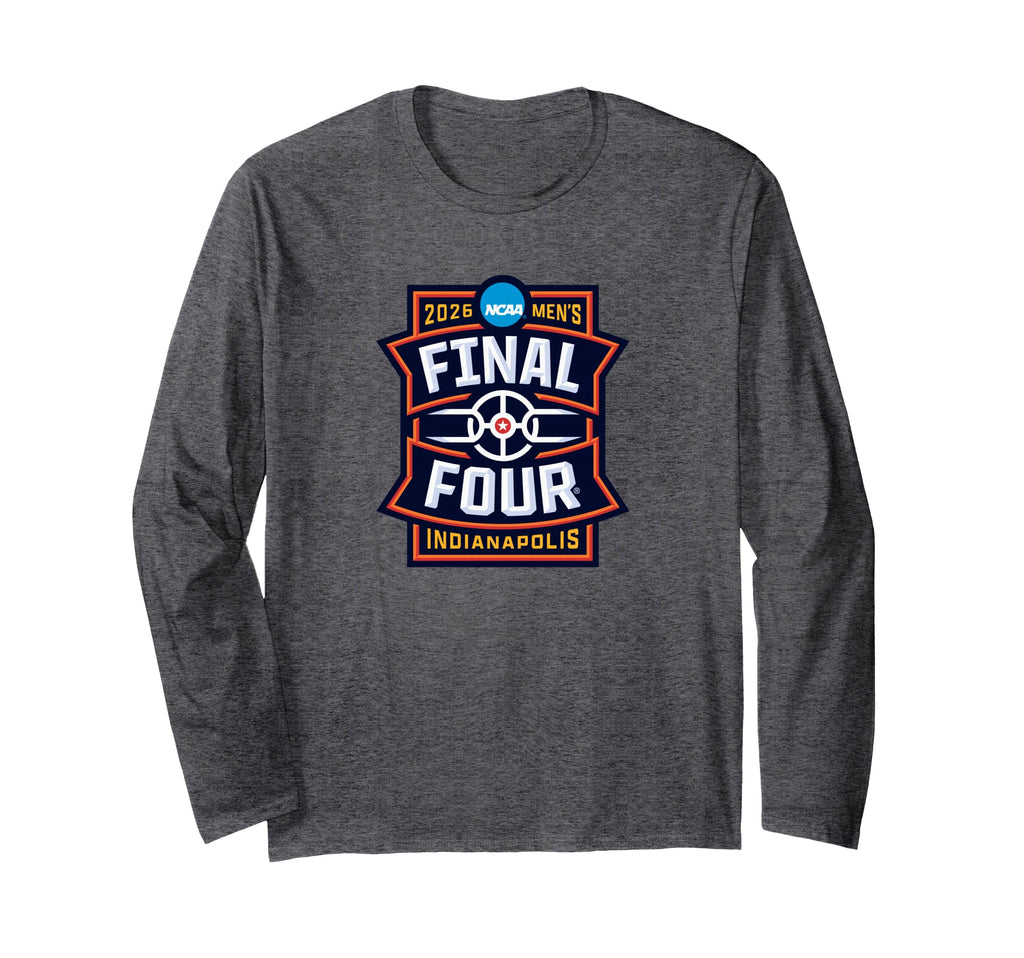 NCAA Final Four 2026 Men's Basketball Indianapolis Logo Long Sleeve T-Shirt