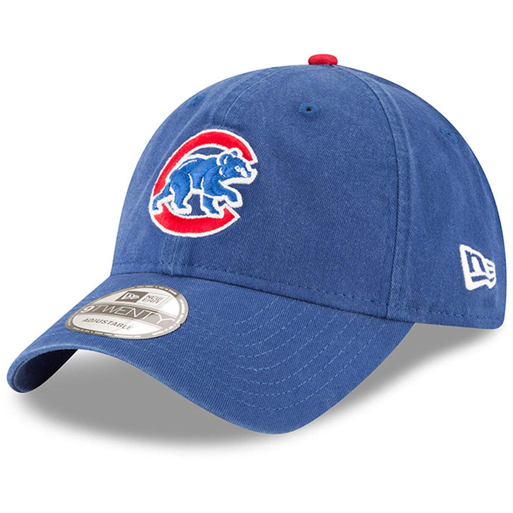 New Era Replica Core Classic Twill 9TWENTY Adjustable Hat Cap (Chicago Cubs (Alternate)) Blue