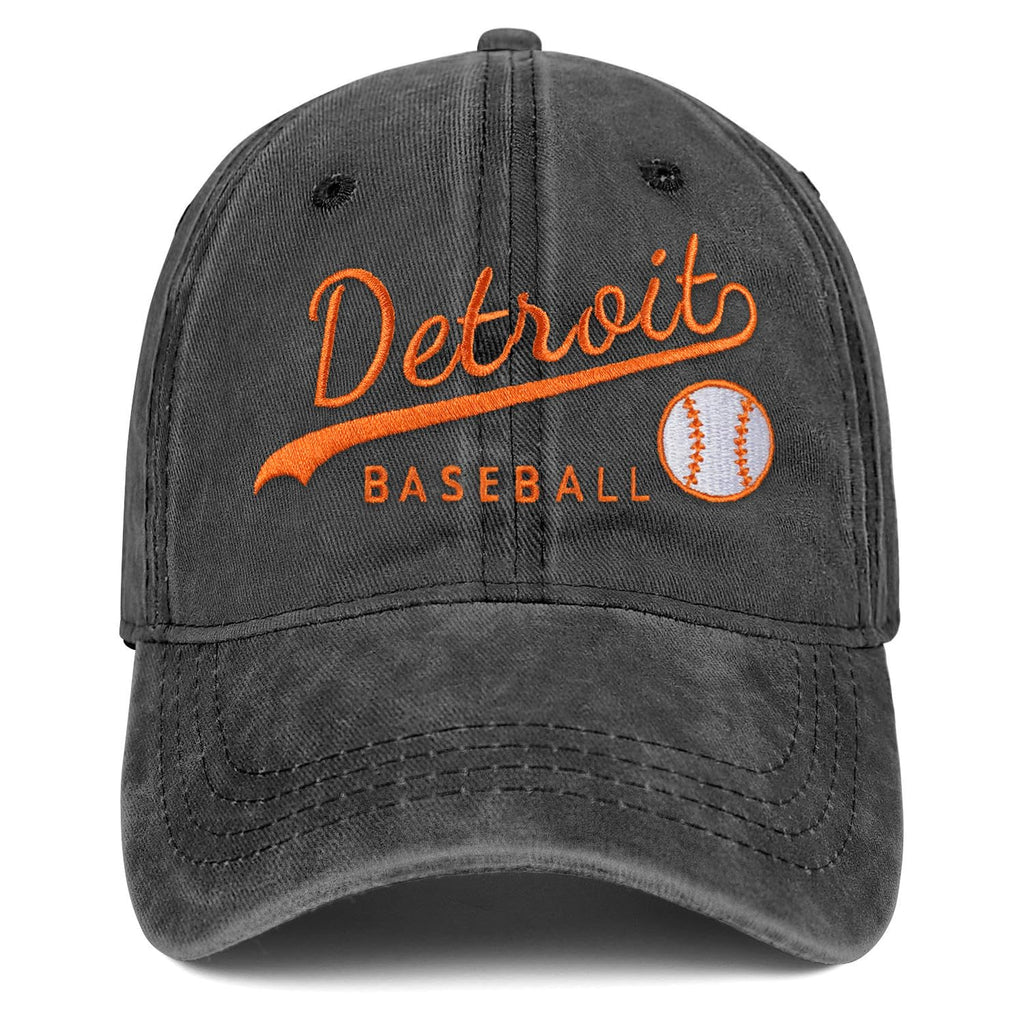Cotton Baseball Hat Adjustable City Embroidered Unisex Cap for Men Women