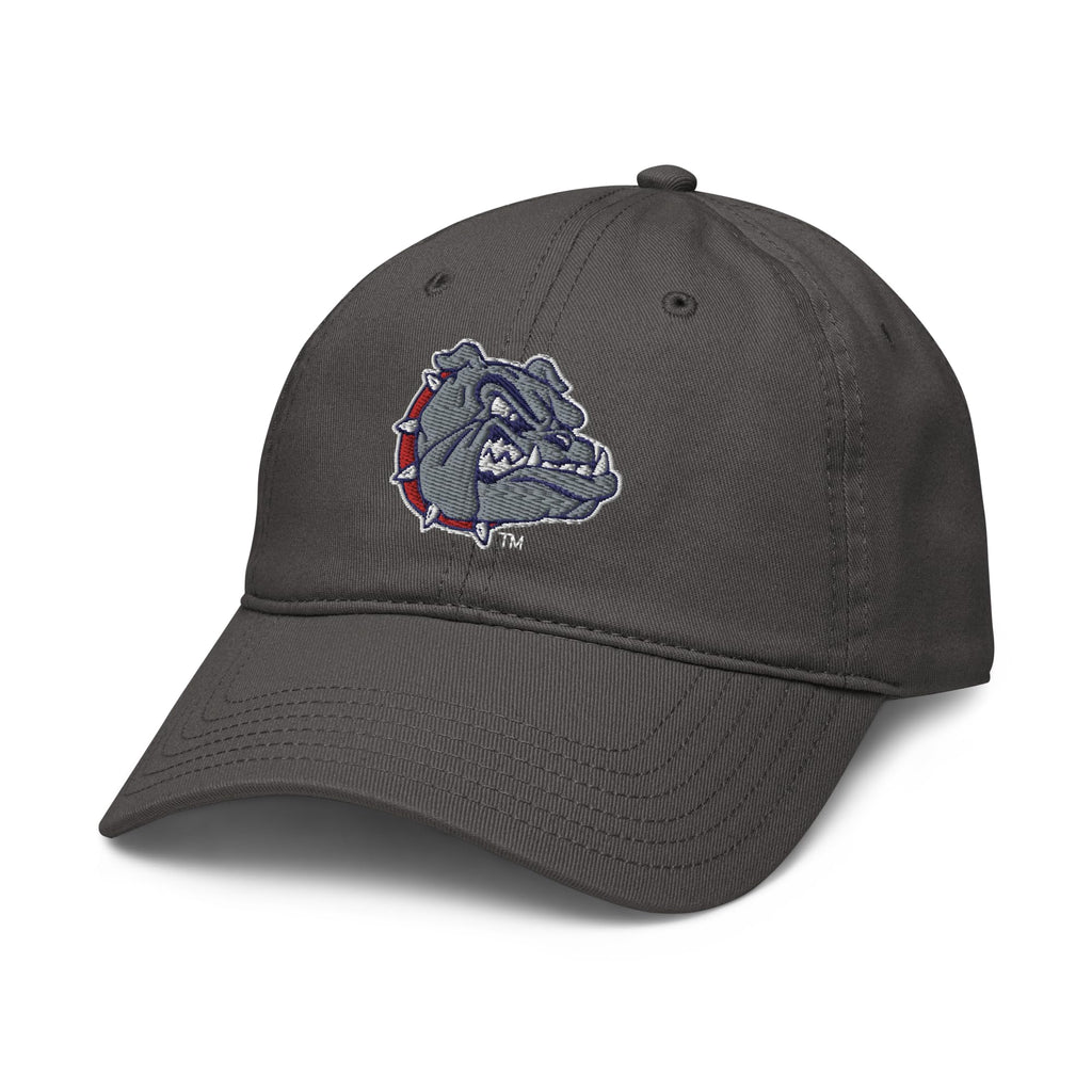 Elite Authentics Gonzaga Bulldogs Adult Unisex Grey Cotton Adjustable Strap Baseball Cap