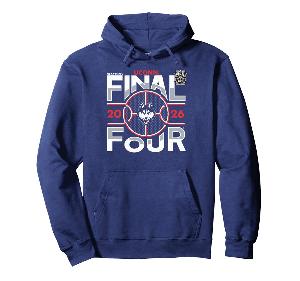 Connecticut Huskies Final Four 2026 Men's March Madness Vibe Pullover Hoodie