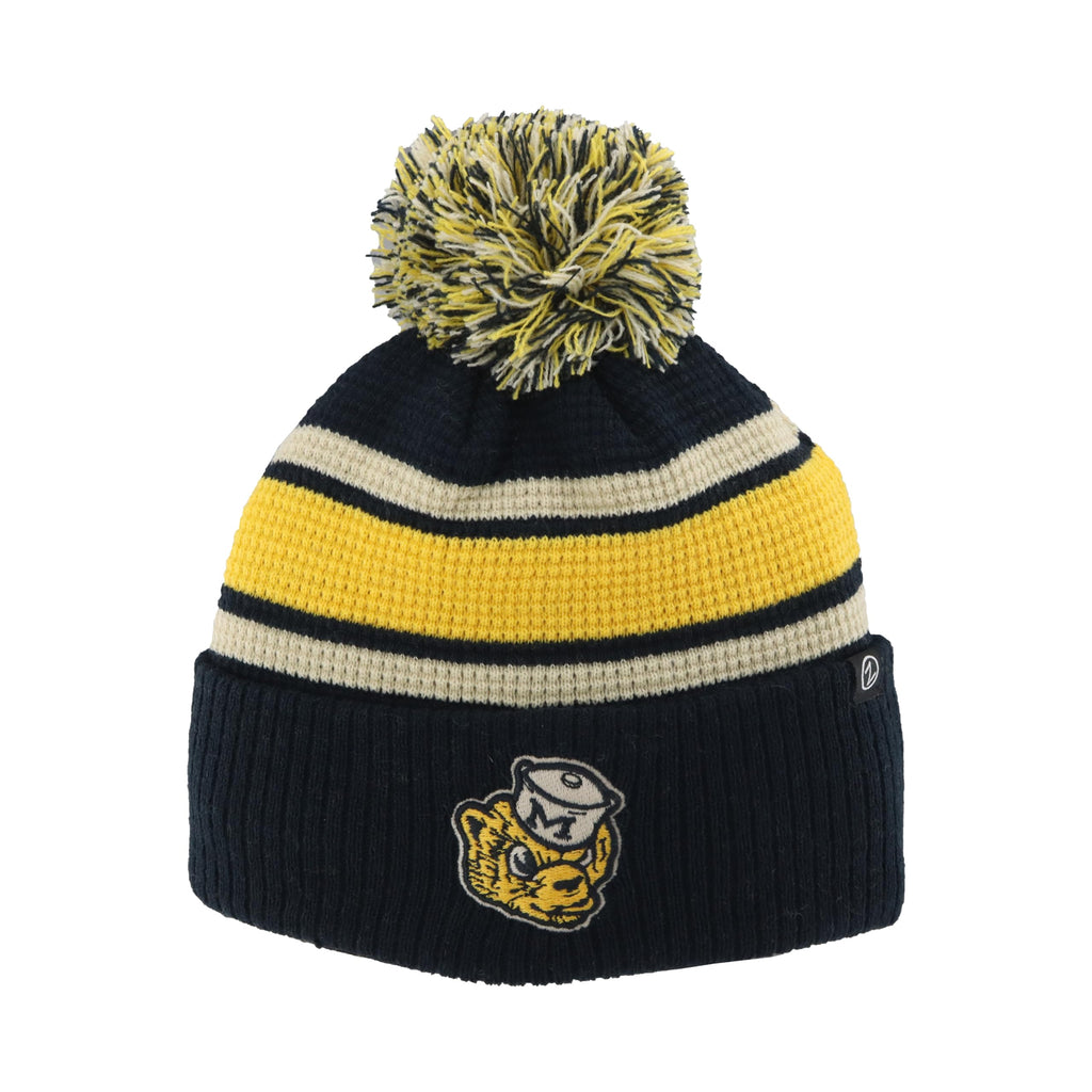 Michigan Wolverines NCAA Officially Licensed Beanie Waffle Knit