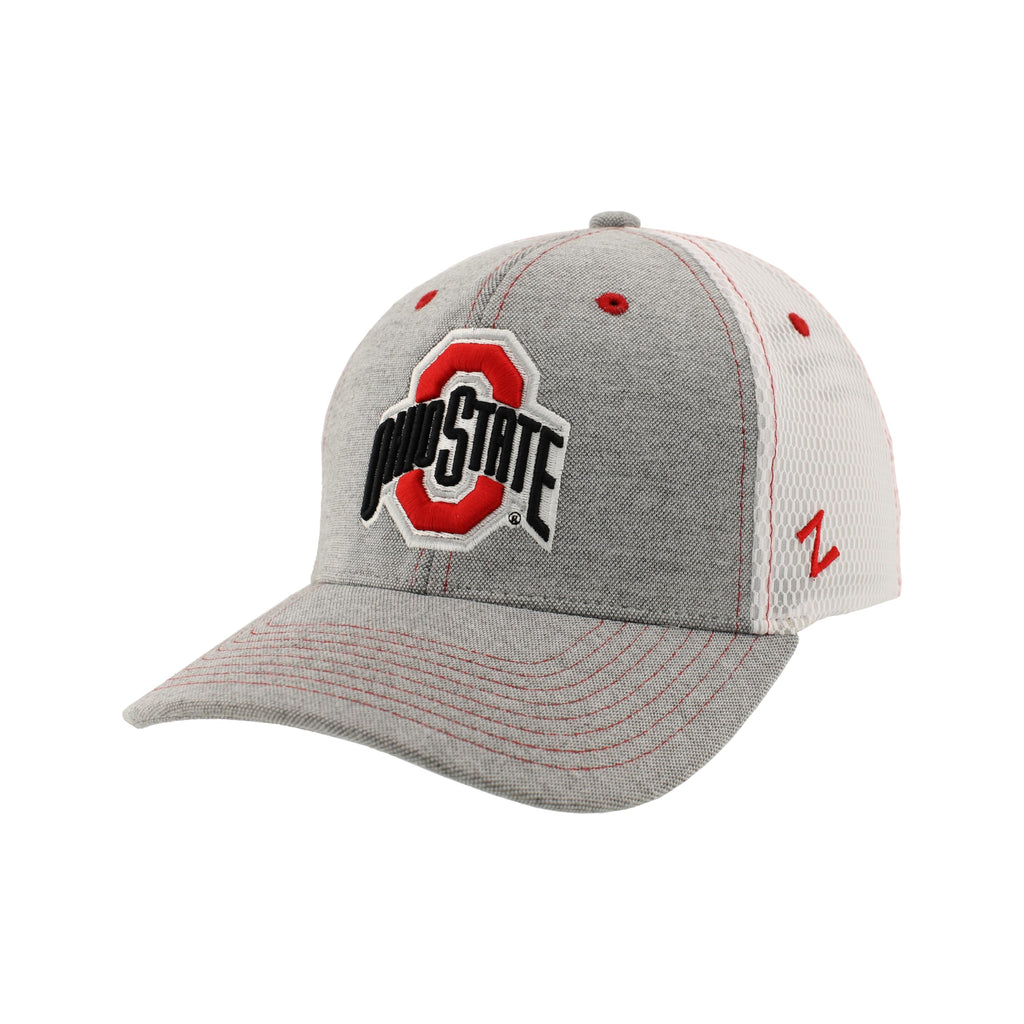 ZHATS Men's Standard NCAA Officially Licensed Hat Fitted Chaser Typhoon, Gray, Medium