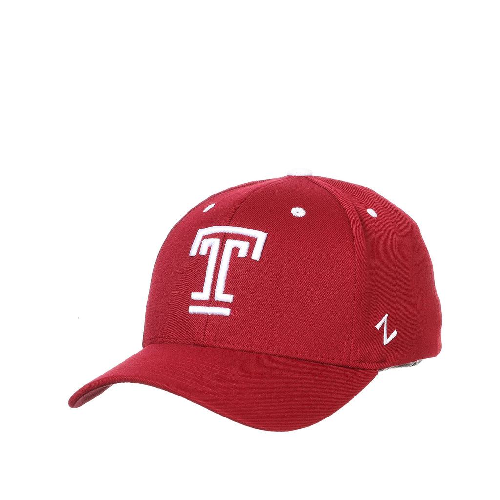 Temple Owls Stretch Fitted Hat Team Color, Medium