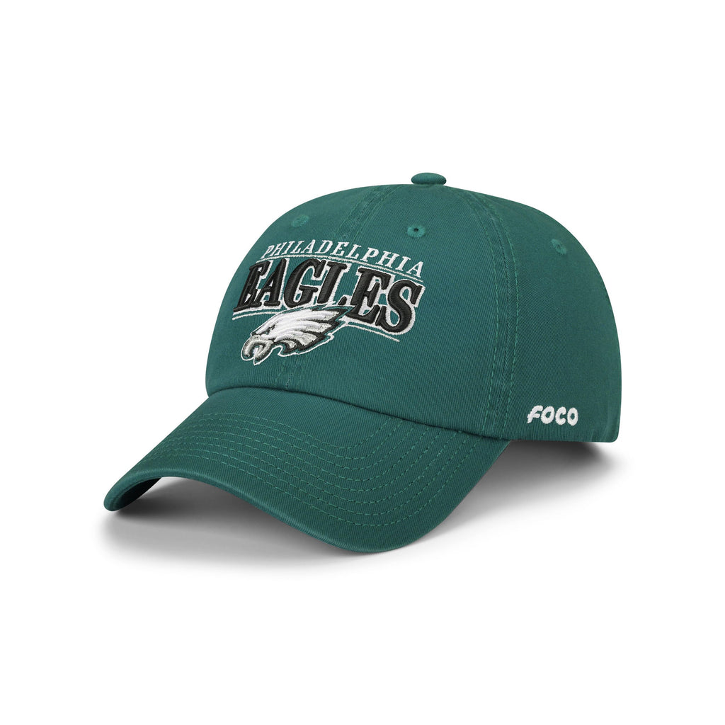 FOCO Philadelphia Eagles NFL Signature Bars Casual Cap - Midnight Green