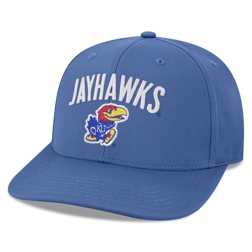 Legacy NCAA Officially Licensed Baseball Hat, Kansas Jayhawks, Lightweight Cap for Men & Women, Back Nine Adjustable (B9A), Royal, One Size Fits Most, Adjustable Closure
