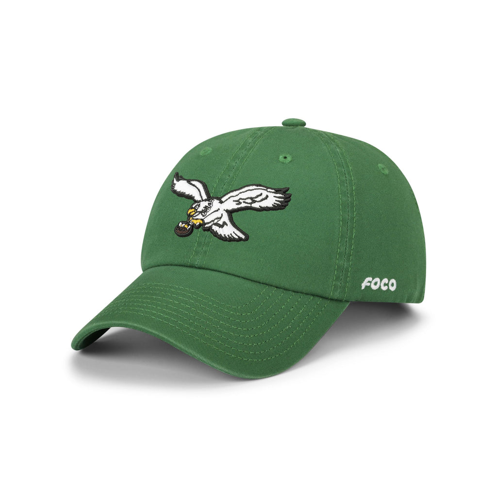 FOCO Philadelphia Eagles NFL Retro Logo Casual Cap - Kelly Green