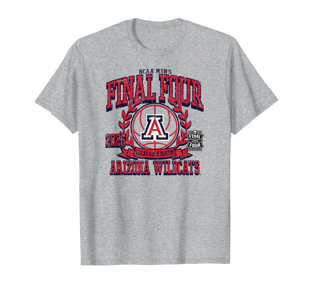 Arizona Wildcats Final Four 2026 Men's Basketball Retro T-Shirt