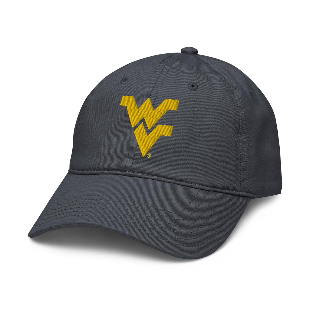 Elite Authentics West Virginia Mountaineers Adult Unisex Baseball Cap, Navy Blue, All Seasons, Classic Baseball Cap, Adjustable, 6 Inches Brim, NCAA, Letter Print
