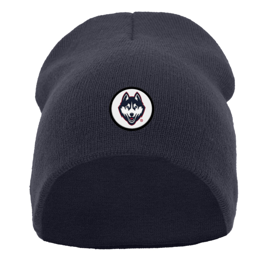 Pacific Headwear NCAA UConn Basic Knit Beanie OS