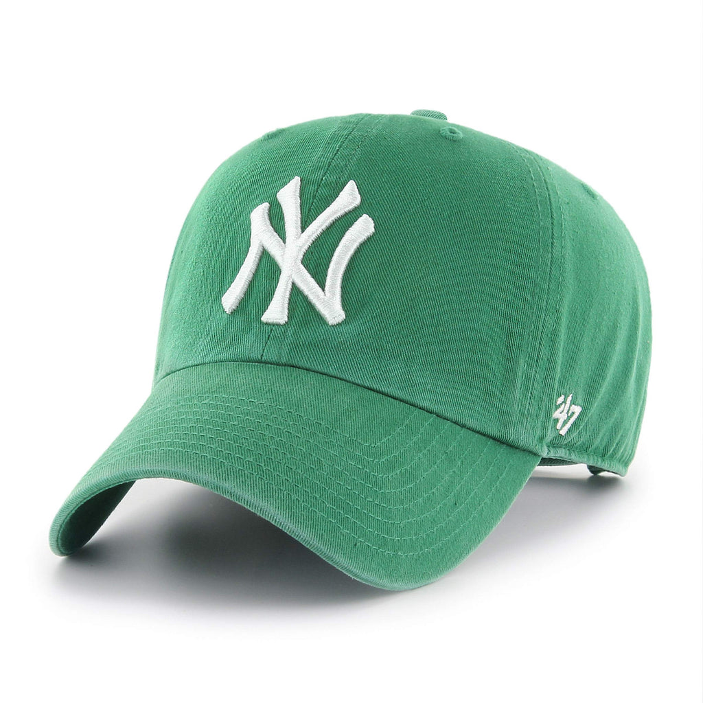 47 MLB New York Yankees Brand Clean Up Adjustable Cap, One Size, Kelly