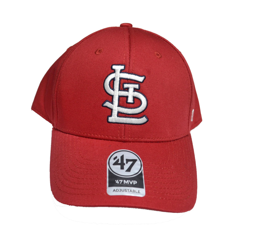 St Louis Cardinals Red MVP Snapback Cap - MLB, Adjustable Structured Baseball Hat