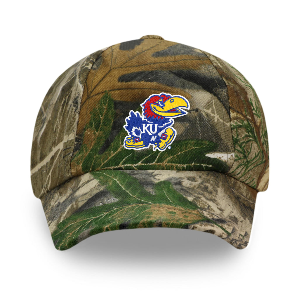 Creative Knitwear Kansas Jayhawks Toddler Unisex Baseball Cap Camo Embroidered Logo - Size 12-24 Months