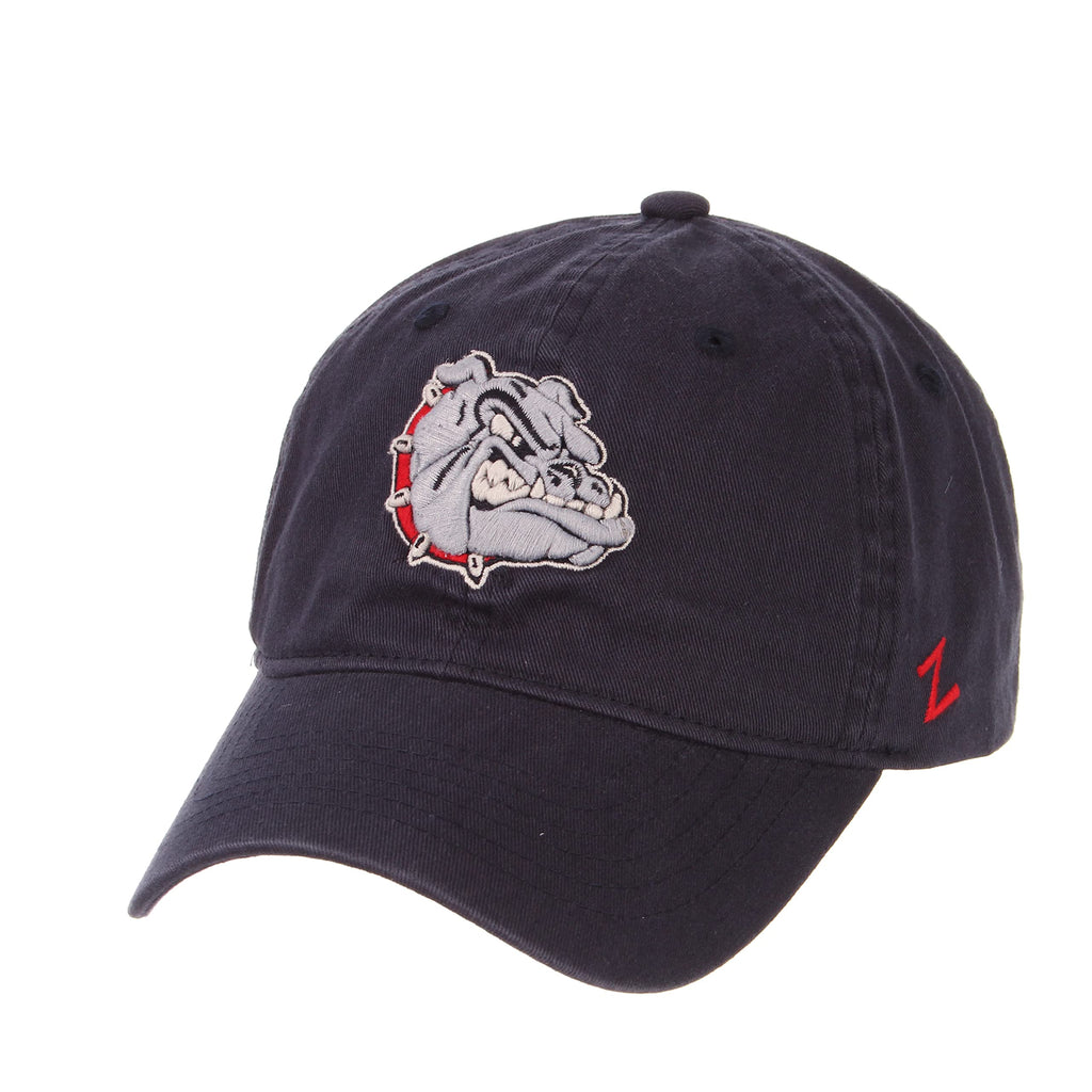 NCAA Gonzaga Bulldogs Mens Adjustable Scholarship Hat Team Color, Gonzaga Bulldogs Navy, Adjustable
