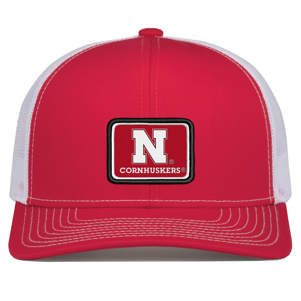 Pacific Headwear NCAA Nebraska Contrast Stitch Trucker Snapback OS