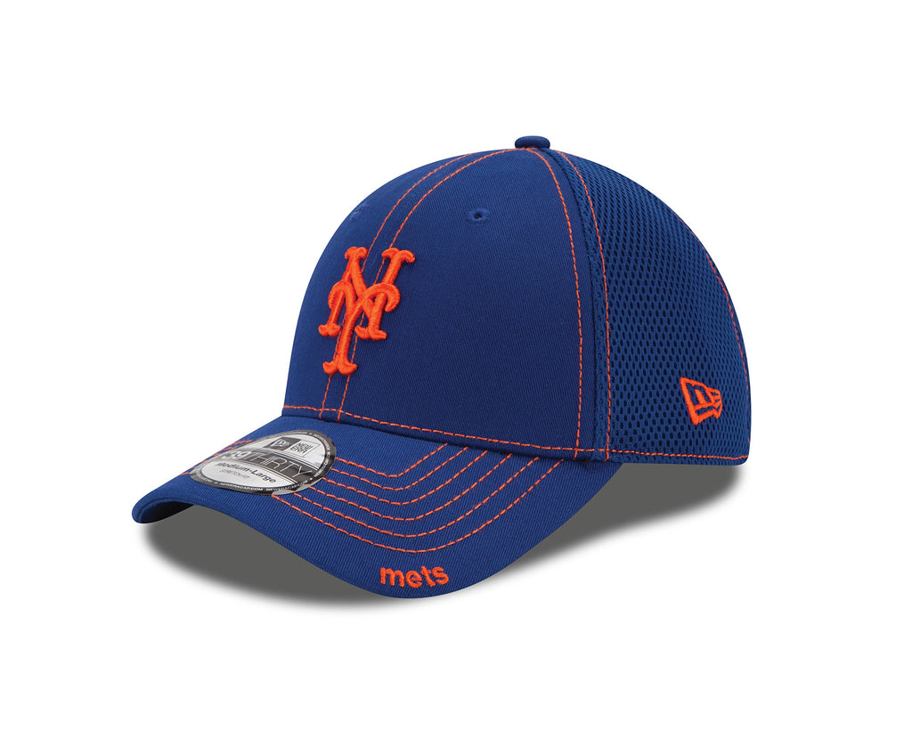 MLB New York Mets Neo Fitted Baseball Cap, Royal, Small/Medium