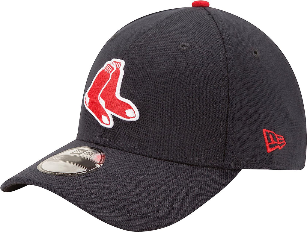 New Era Unisex-Adult MLB The League 9FORTY Alternate Primary Logo Adjustable Hat Cap One Size Fits All - Boston Red Sox Navy