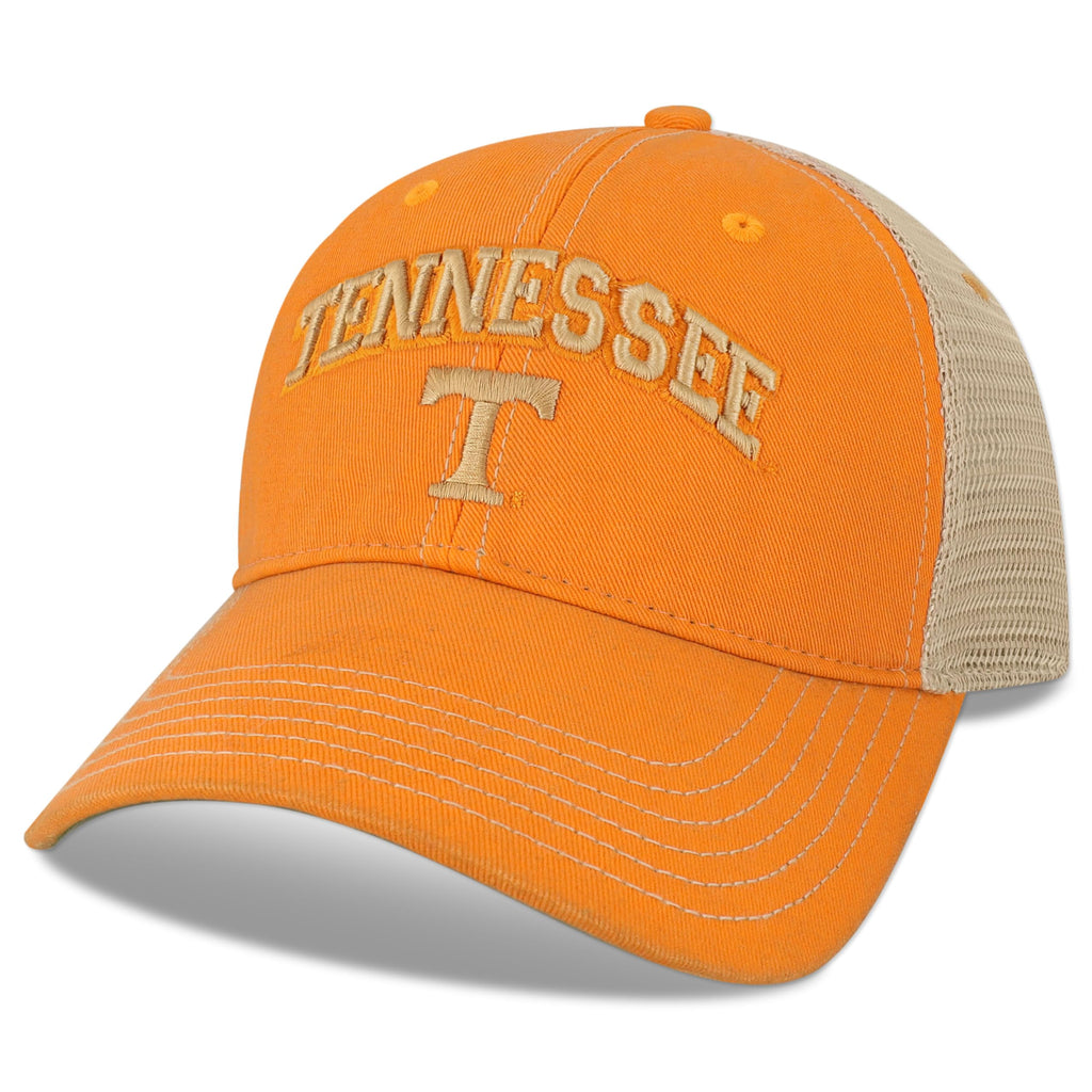 Legacy NCAA Officially Licensed Baseball Hat, Tennessee Vols, Lightweight Cap for Men & Women, Old Favorite Trucker Adjustable (OFA), Tennessee Orange Trucker, One Size Fits Most, Snapback Closure