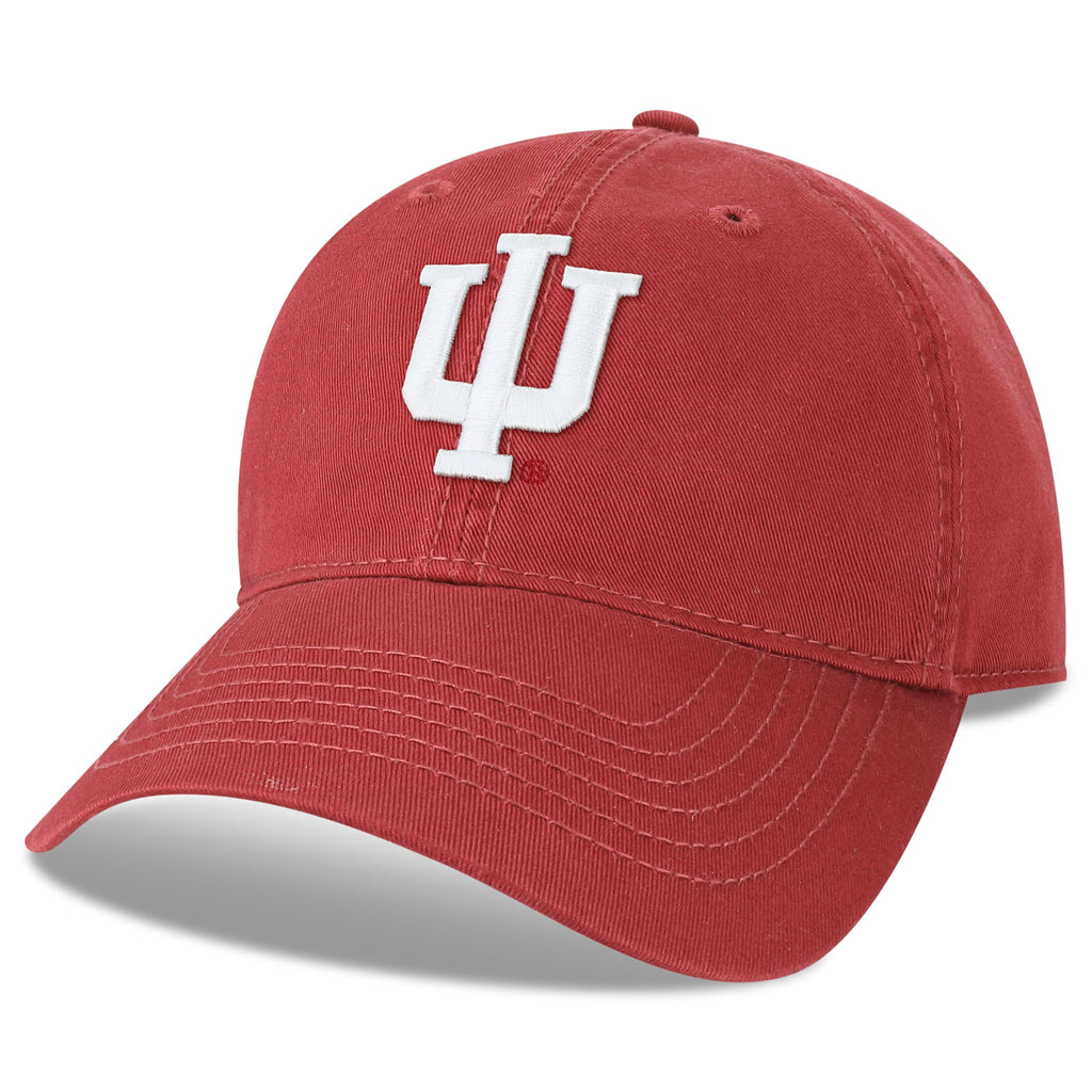 Legacy NCAA Officially Licensed Baseball Hat, Indiana Hoosiers, Lightweight Cap for Men & Women, Relaxed Twill Adjustable (EZA), Cardinal, One Size Fits Most, Adjustable Fabric Closure
