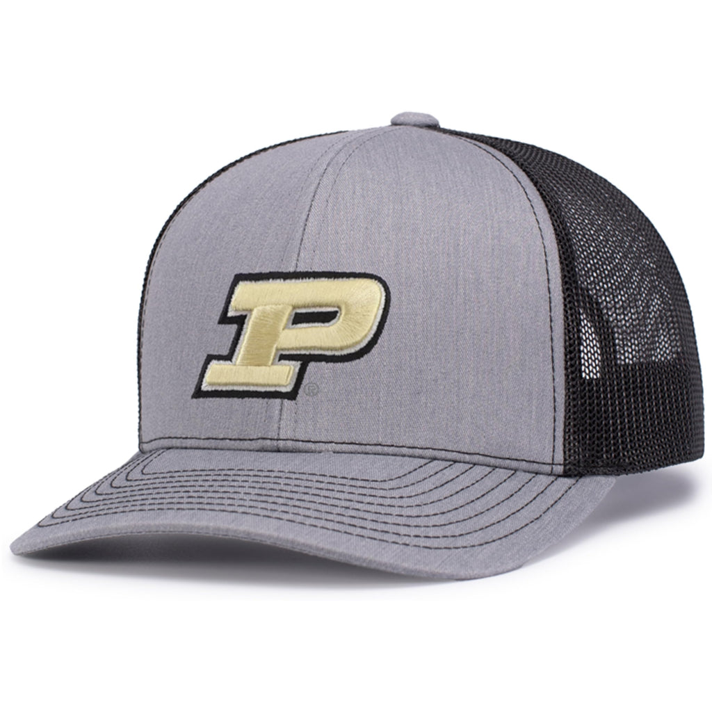 Pacific Headwear NCAA Purdue Men's Contrast Stitch Trucker Snapback Multi