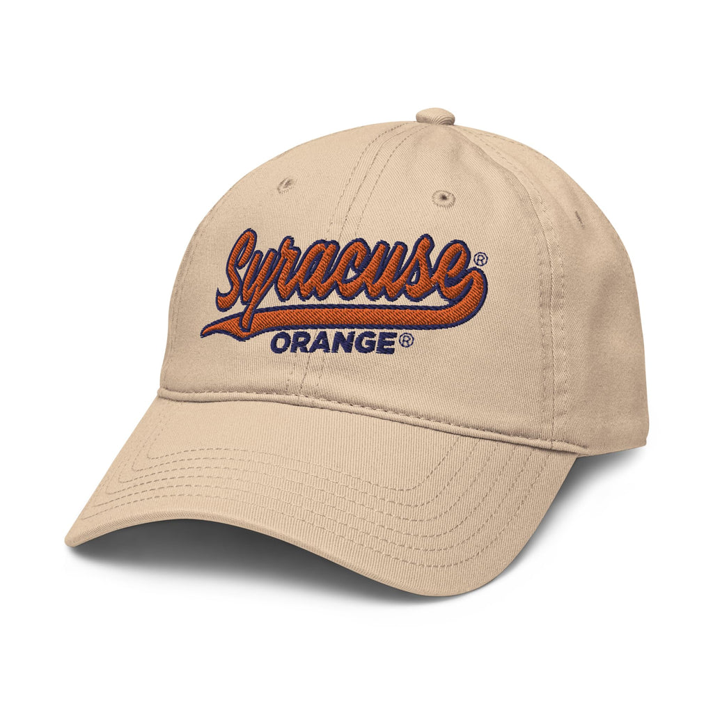 Syracuse Orange Cursive Logo Officially Licensed Adjustable Baseball Hat
