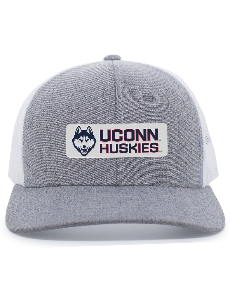 Pacific Headwear NCAA UConn Heather Trucker Snapback Cap OS