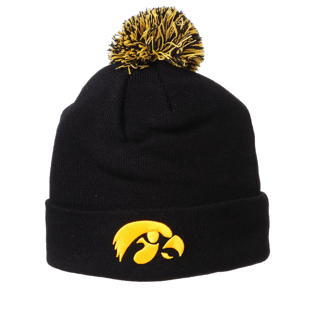 Iowa Hawkeye Zephyr ZHATS Men's Standard Cuff Beanie Team Color, One Size
