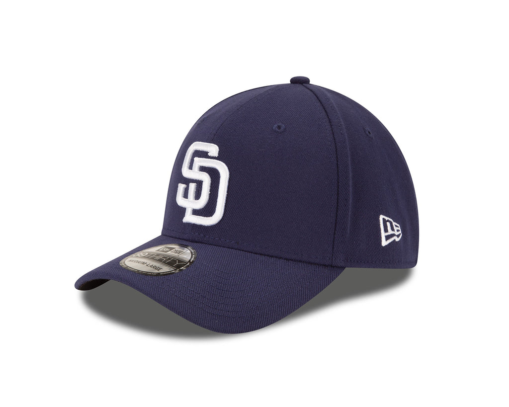 New Era MLB San Diego Padres Team Classic Game 39Thirty Stretch Fit Cap, Blue, Small/Medium