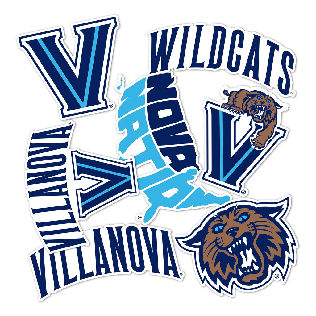 Desert Cactus Villanova University Sticker VU Wildcats Sticker Vinyl Decals Laptop Water Bottle Car Scrapbook Sheet T2 (Type 2)