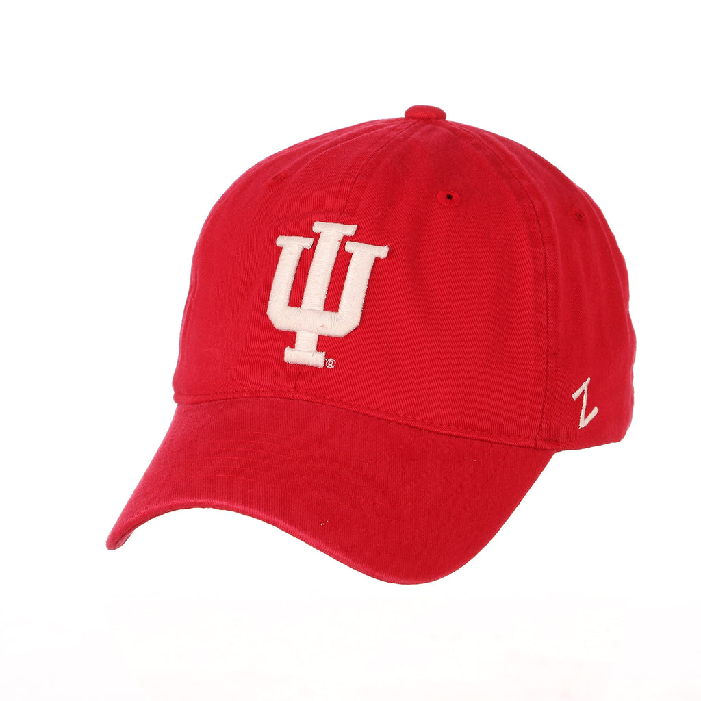 NCAA Zephyr Indiana Hoosiers Mens Scholarship Relaxed Hat, Adjustable, Team Color
