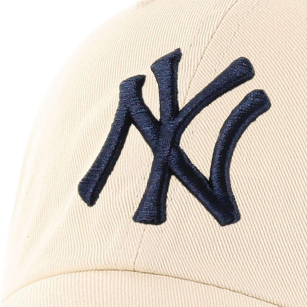 47 MLB New York Yankees Men's Brand Clean Up Cap, Natural, One-Size