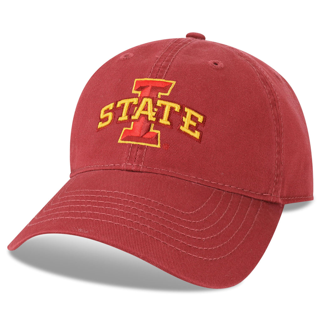 Legacy NCAA Officially Licensed Baseball Hat, Iowa State Cyclones, Lightweight Cap for Men & Women, Relaxed Twill Adjustable (EZA), Cardinal, One Size Fits Most, Adjustable Fabric Closure