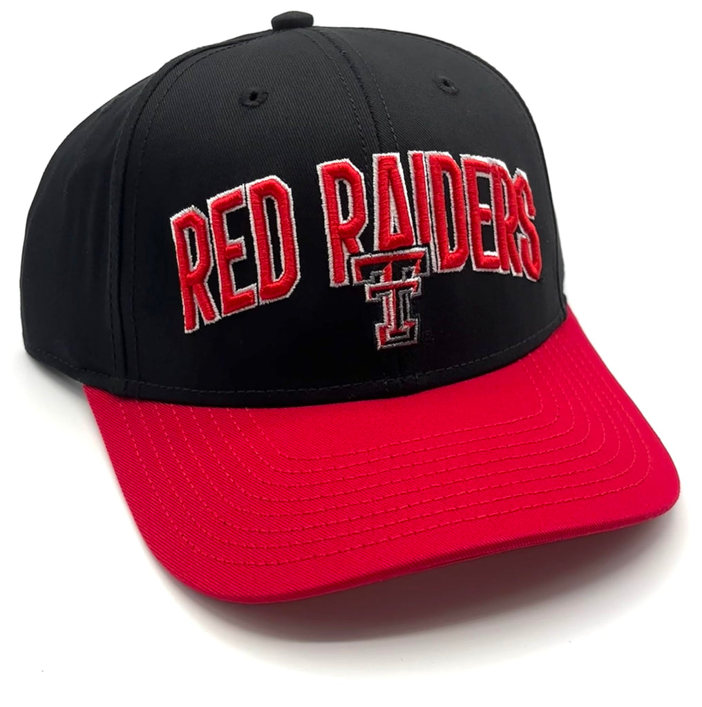 Officially Licensed Texas Tech Hat Classic Adjustable Two-Tone Embroidered Team Logo University Cap Multicolor