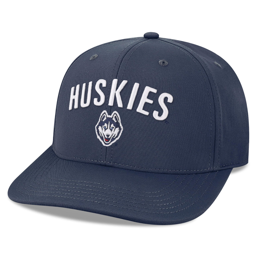 Legacy NCAA Officially Licensed Baseball Hat, Connecticut Huskies, Lightweight Cap for Men & Women, Back Nine Adjustable (B9A), Navy, One Size Fits Most, Adjustable Closure