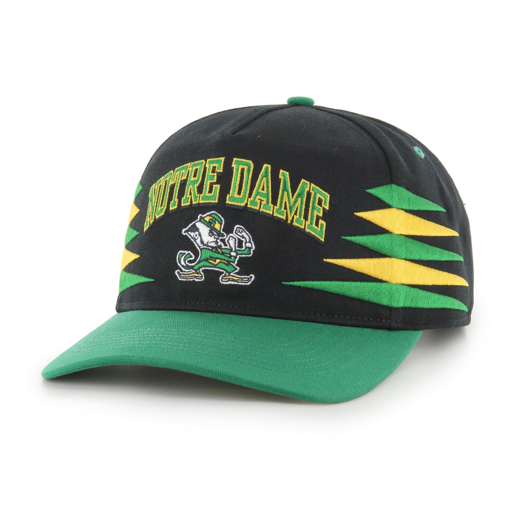 47 NCAA Notre Dame Diamond Hitch Adjustable Snapback Hat - Black, Black, One Size
