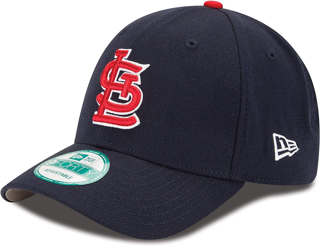 New Era Unisex-Adult MLB The League 9FORTY Alternate Primary Logo Adjustable Hat Cap One Size Fits All - St Louis Cardinals Navy