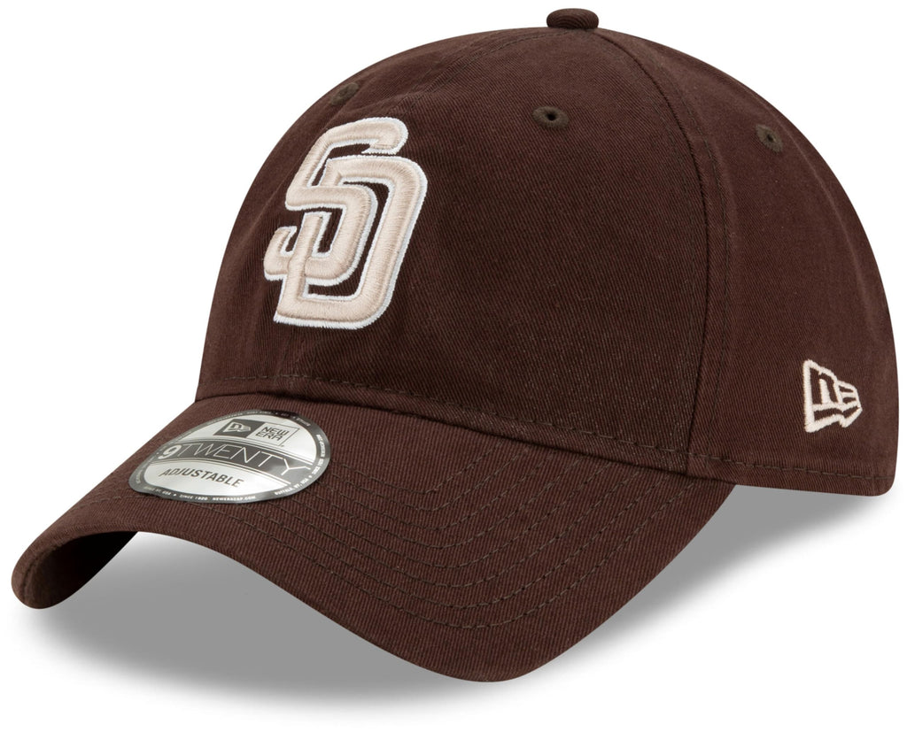 New Era Unisex-Adult MLB Core Classic 9TWENTY Team Alternate Adjustable Hat Cap One Size Fits All - San Diego Padres Brown