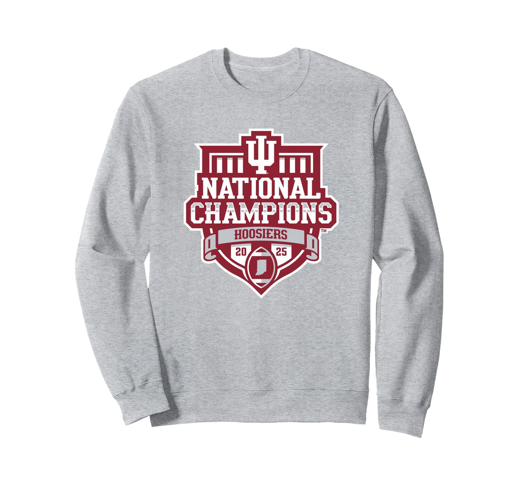 Indiana Hoosiers National Champs 2025 Football Official Gray Sweatshirt