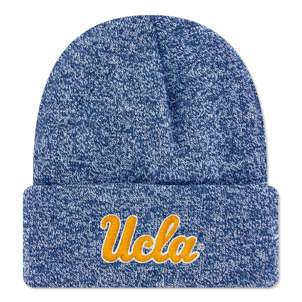 Legacy NCAA Officially Licensed Ribbed Knit Cuff Beanie, UCLA Bruins, Unisex, Royal Blue Marled, One Size Fits Most