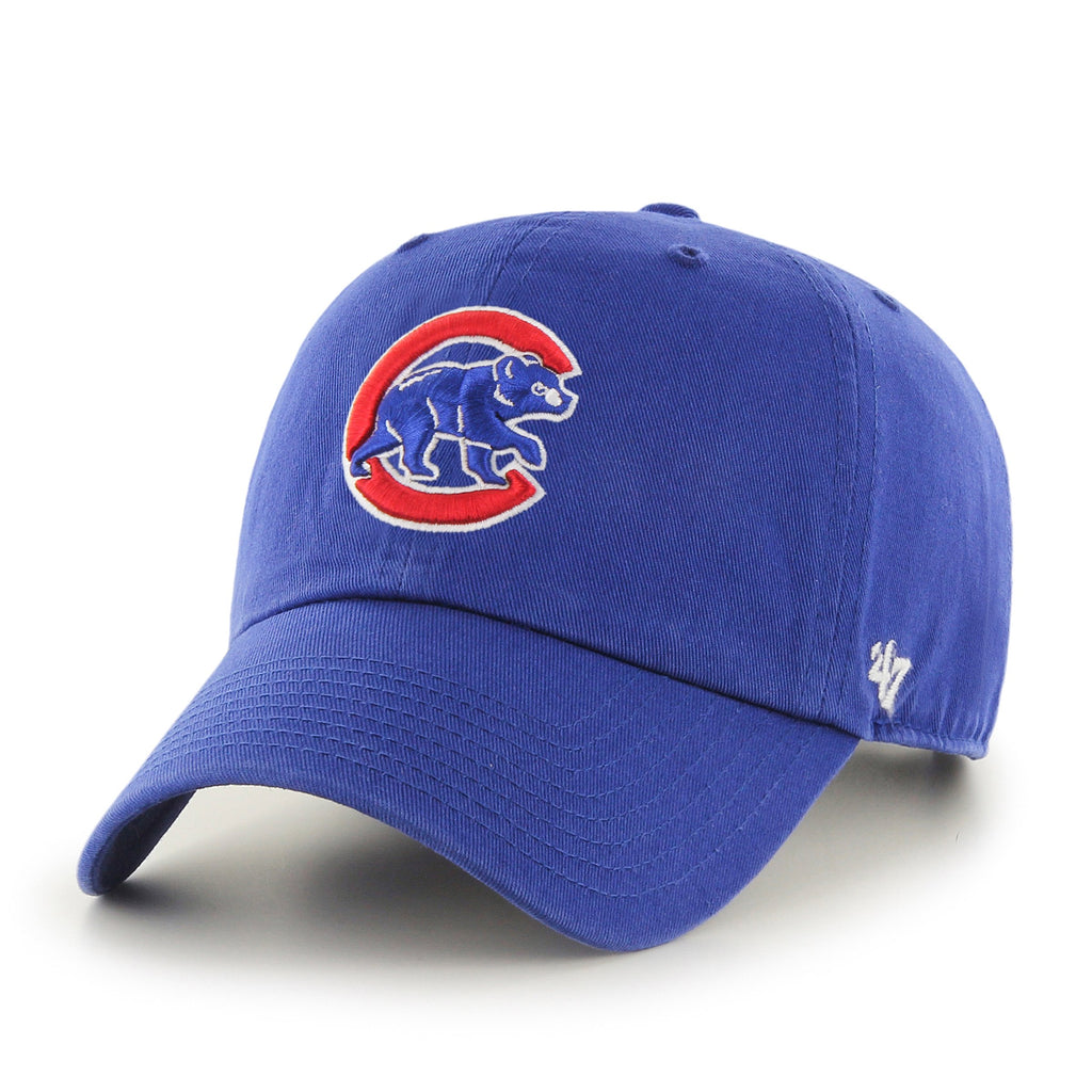 47 MLB Chicago Cubs Brand Adjustable Clean Up Hat, Royal, One Size